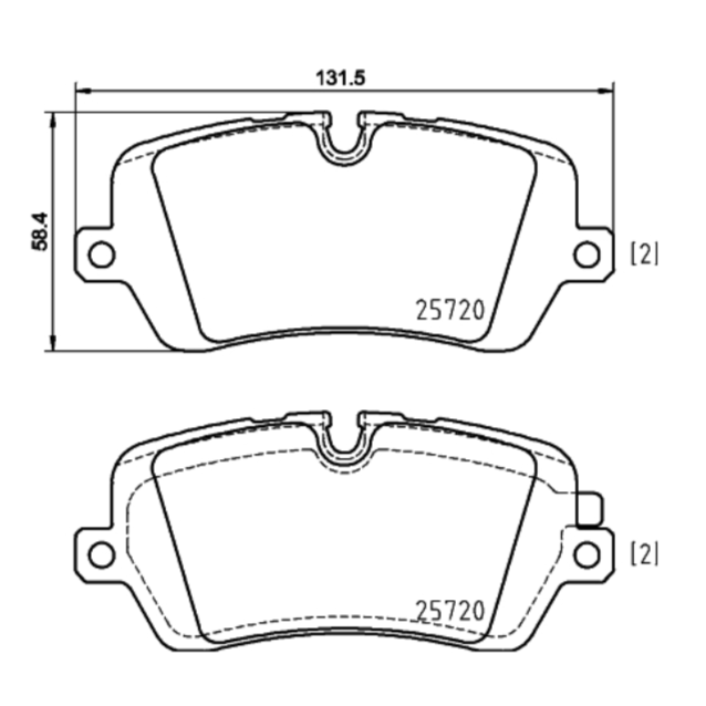 37981 Brake Pad Set, Disc Brake - Image 2