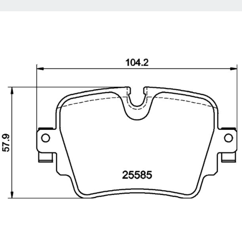 35053 Brake Pad Set, Disc Brake - Image 2